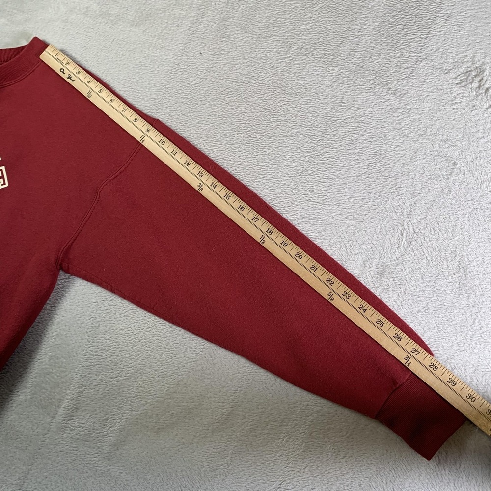 Vintage 1996 Star Trek Starfleet‎ Academy Sweatshirt Mens L Red Hanes 90s - Picture 6 of 12